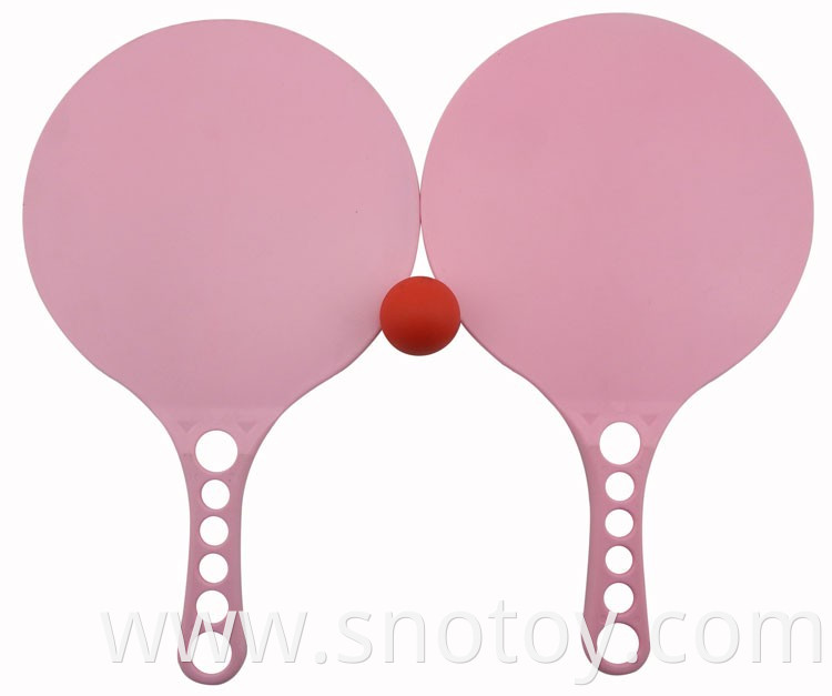 Custom-made good value plastic beach racket for outdoor game